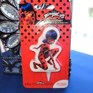 NEW Miraculous Lady Bug birthday candle